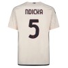 AS Roma Ndicka 5 Borte 23-24 - Herre Fotballdrakt